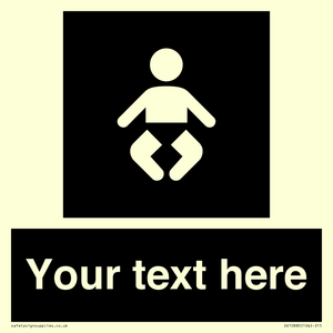 Custom information: black panel baby change